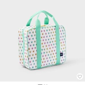 Roller Rabbit x Target Colorful Heart Print hanging toiletry Bag